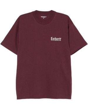 Carhartt S/S Schooling T-Shirt - Purple