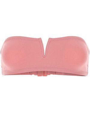 Eres Arcade Stretch Nylon Bikini Top - Pink