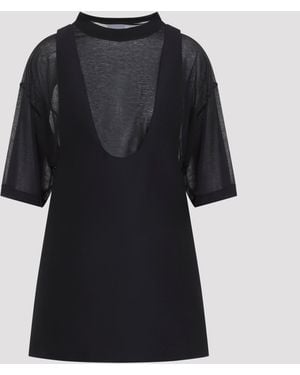 Balenciaga Tshirt Dress - Black
