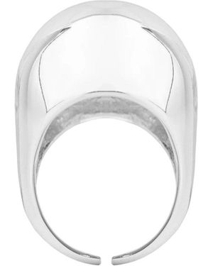 FEDERICA TOSI Ring Mia Zilver - Wit