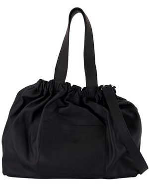 Samsøe & Samsøe Gepolsterte Leder-Crossbody-Tasche - Schwarz