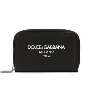 Dolce & Gabbana Portemonnee Met Logoprint - Zwart