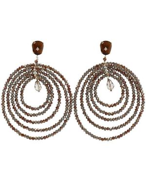 Almala Àlmala Glass Earrings - Metallic