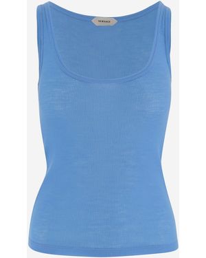 Versace Wool Top - Blue