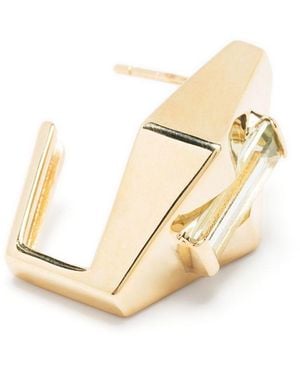 Aliita Earrings Pair Deco Rombo Medi Am - White