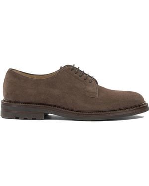 Brunello Cucinelli Suede Brogues - Brown