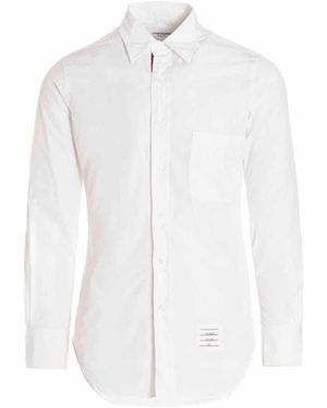 Thom Browne Baumwollhemd - Weiß