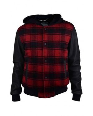 Philipp Plein Bomber Jacket - Red