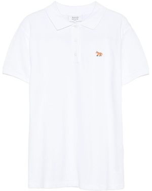 Maison Kitsuné Baby Fox Regular Polo - White