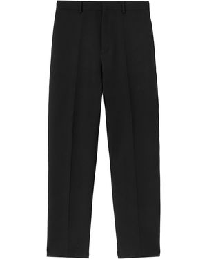 Jil Sander Refined Wool Tailored Trousers - Schwarz