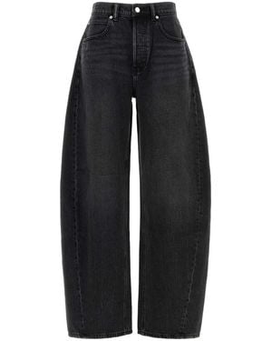 Alexander Wang Black Denim Wide-leg Jeans