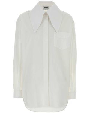 Moschino Cotton Poplin Shirt - White