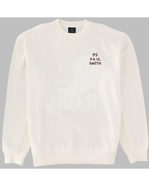 Paul Smith Oversized Sweatshirt Organic Cotton Sweatshirts - Natural
