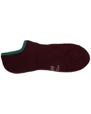 Antipast Calcetines de punto color vino - Morado