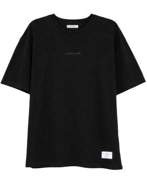 ih nom uh nit T Shirt Con Logo - Black