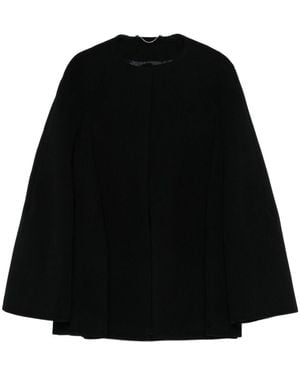 TOTEME Wool Bell-Sleeve Coat - Black