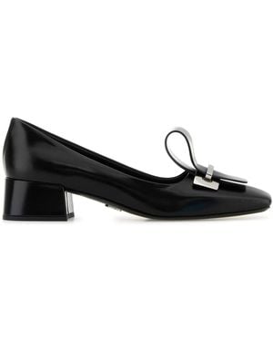Prada Leather Pumps - Black