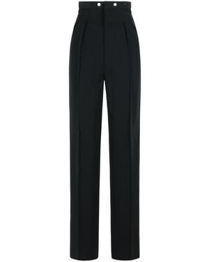 Maison Margiela Wool Trousers - Black