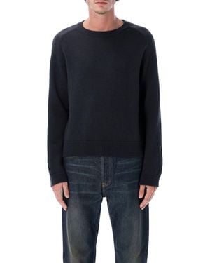 Our Legacy Merino Wool Crewneck Jumper - Blue