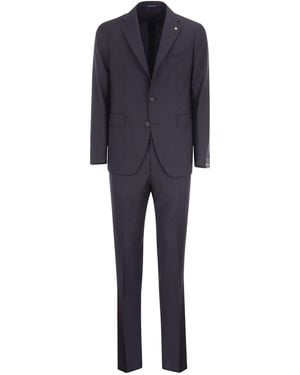 Tagliatore Wool Suit - Blue