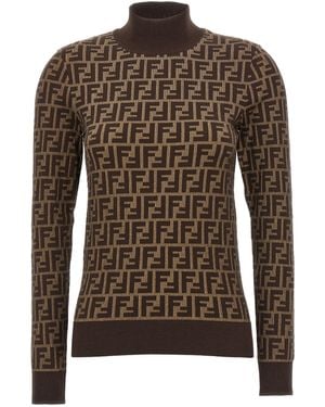 Fendi Ff' Sweater - Braun