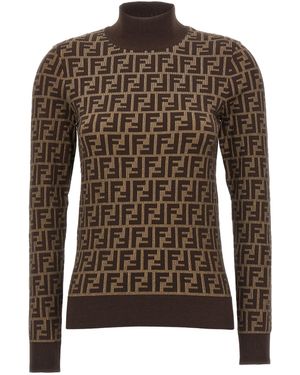Fendi Ff' Sweater - Braun