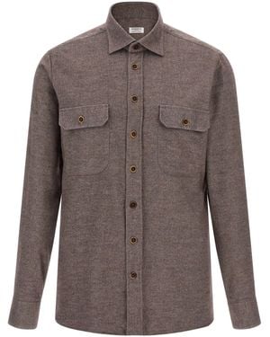 Borriello Flannel Shirt - Brown