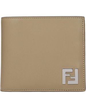 Fendi Wallet/Sand Leather - Natural