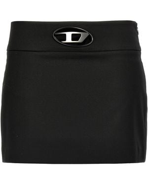 DIESEL Mini Skirt Or Dixy in Black | Lyst