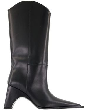 Coperni Schwarze Leder-Cowboystiefel
