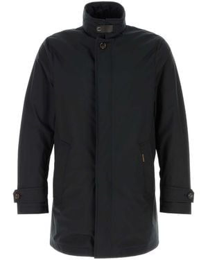 Moorer Trench Coat - Black