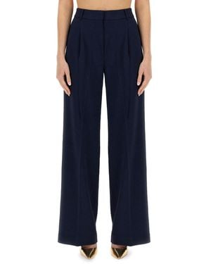 MICHAEL Michael Kors Wide Leg Trousers - Blue