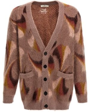 Etro Vest Met Paisley-Print - Bruin