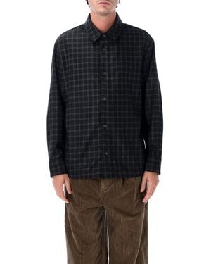 A.P.C. A. P.C. Plaid Button-Up Shirt - Blue