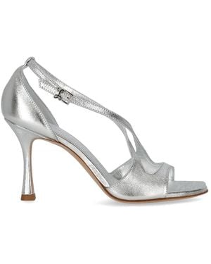 Sergio Levantesi Honey Heeled Sandal - White