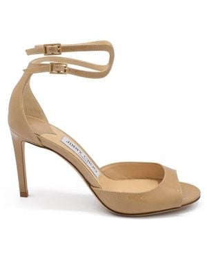 Jimmy Choo Lane 85 Sandals - Metallic