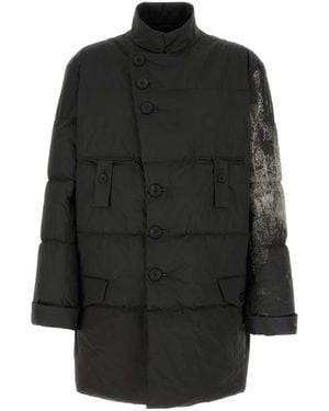 Yohji Yamamoto Mock Collar Jacket - Black