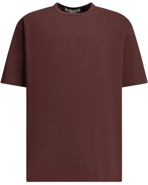 Comme des Garçons Comme Des Garçons Overhemd T-shirt Met Ronde Hals En Omgekeerd Logo - Rood