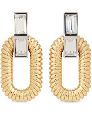 Rabanne 'Xl Lien des boucles d'oreilles - Métallisé