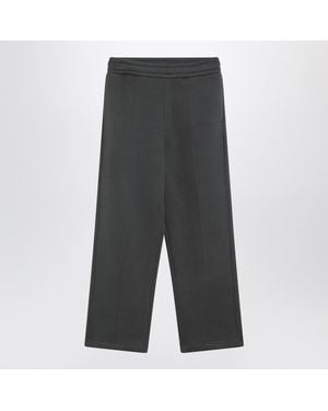 Ami Paris Anthracite Ami De Coeur Jogging Pants - Gray