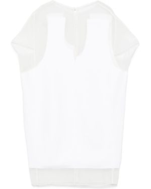 KHAITE Winona Short Dress - White