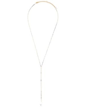 TOTEME Crystal Drop Necklace - White
