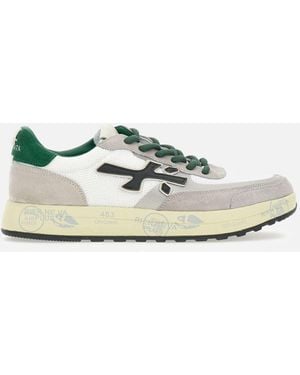 Premiata Nous7231 Mehrfarbige Sneakers - Weiß