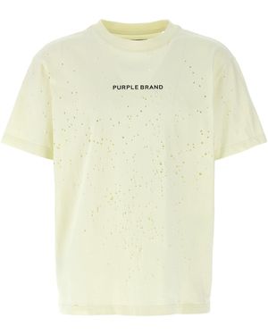 Purple Trademark T-Shirt - White
