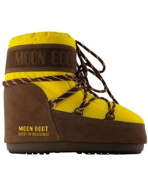 Moon Boot Mb X Gir Icon Lage Enkellaarzen Synthetisch Geel