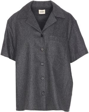 KHAITE Riordan Top - Gray