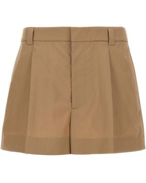 Gucci Cotton Shorts - Natural