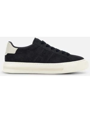 Hogan H691 Rebel Wildledertrainer - Blau