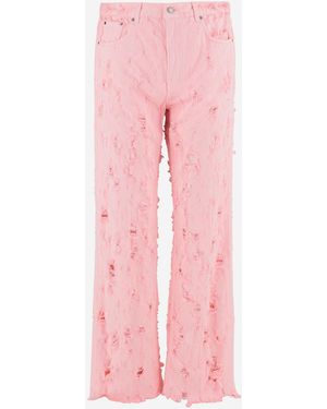 Haikure Bonnie Bull Destroy Baumwolljeans - Pink