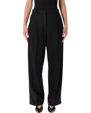 By Malene Birger Elsa High-Waisted Wide-Leg Trousers - Black